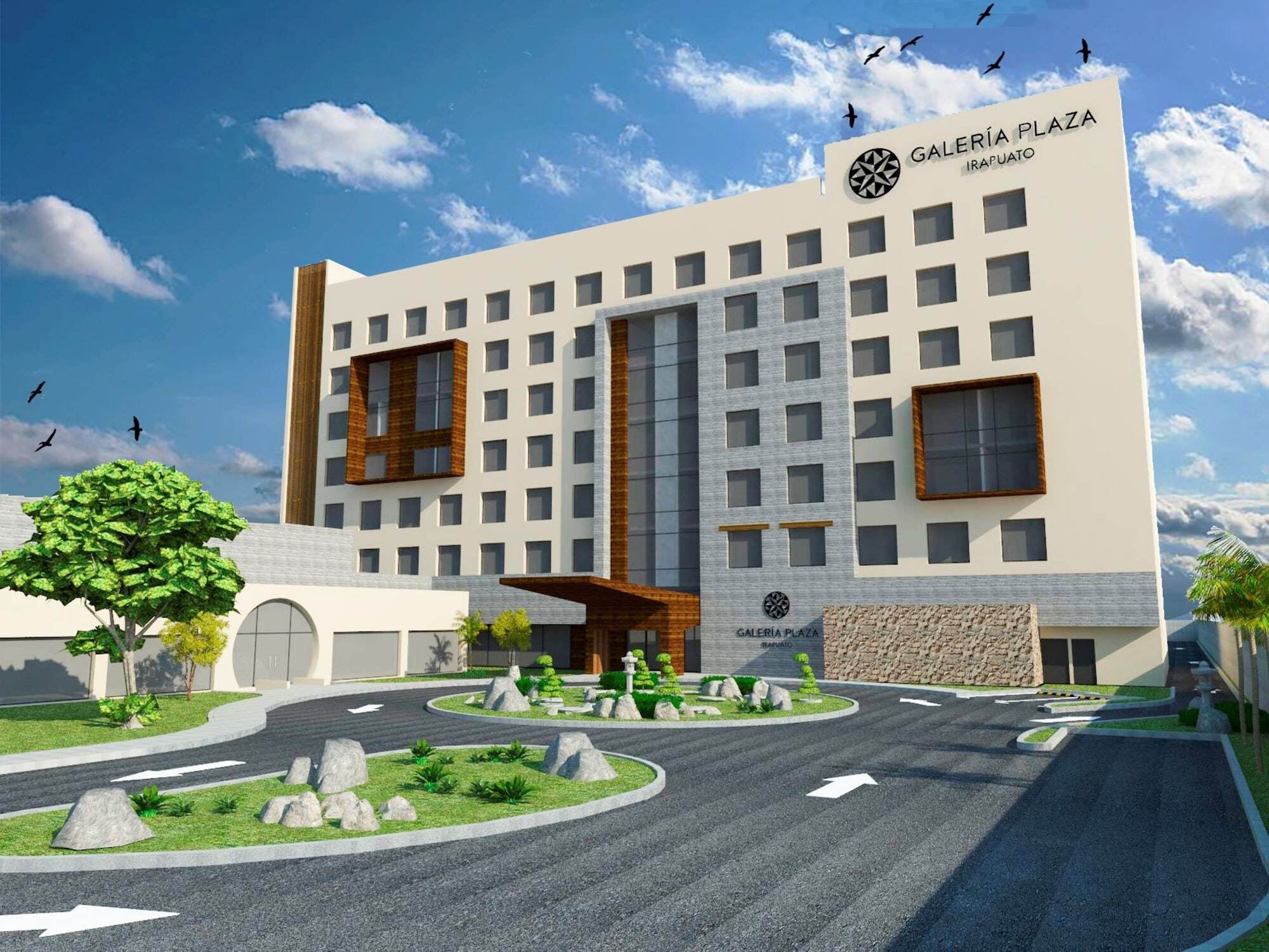 Galeria Plaza Irapuato Hotel Bagian luar foto